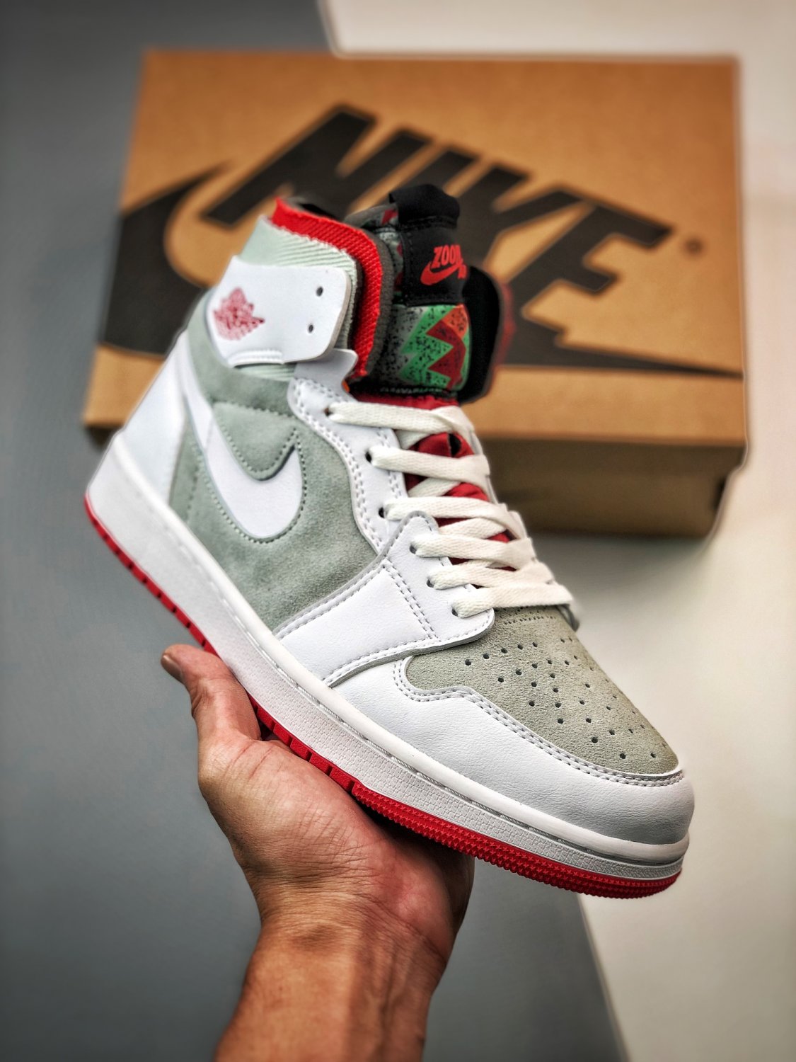 jordan 1 zoom cmft &Atilde;&cent;&Acirc;�&Acirc;�hare&Atilde;&cent;&Acirc;�&Acirc;� whitegrey-red ct0978-100