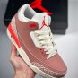 jordan 3 sailrust pink-white-crimson