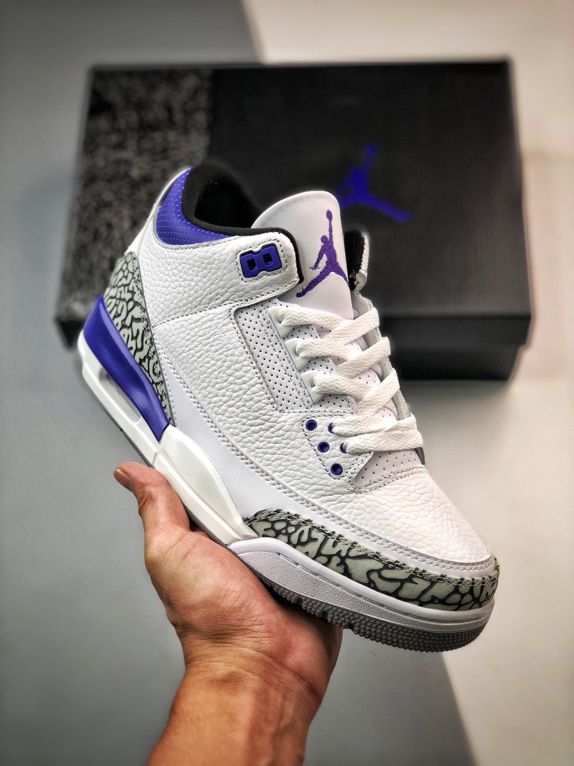 jordan 3 whiteblack-dark iris-cement grey ct8532-105