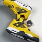 jordan 4 retro &acirc;��lightning&acirc;�� tour yellowwhitedark blue grey