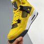 jordan 4 retro &acirc;��lightning&acirc;�� tour yellowwhitedark blue grey