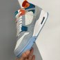 jordan 4 white blue red