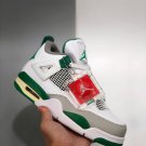 jordan 4 whitepine green-neutral grey-muslin