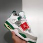 jordan 4 whitepine green-neutral grey-muslin