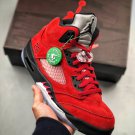 jordan 5 âraging bullâ varsity redblack-white