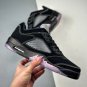 jordan 5 low dongdan blackwhite-lilac ice-pink rise