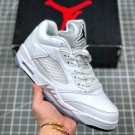 jordan 5 low whiteblack-wolf grey 819172-122