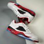 jordan 5 low whitefire red-black 819171-101