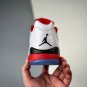 jordan 5 low whitefire red-black 819171-101