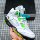 jordan 5 retro âquai 54â whiteblack-radiant green 467827-105
