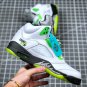 jordan 5 retro &Atilde;&cent;&Acirc;�&Acirc;�quai 54&Atilde;&cent;&Acirc;�&Acirc;� whiteblack-radiant green 467827-105