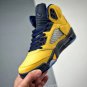 jordan 5 retro sp &acirc;��michigan&acirc;�� amarillocollege navy cq9541-704