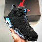 jordan 6 &acirc;��unc&acirc;�� blackuniversity blue 384664-006