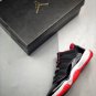 jordan 11 retro low &acirc;��bred&acirc;�� blacktrue red-white