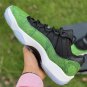 jordan 11 retro low blacknightshade-white-volt ice