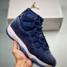 jordan 11 velvet midnight navymetallic silver-white ar0715-441