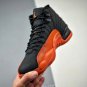 jordan 12 blackbrilliant orange-white fd9101-081