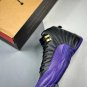 jordan 12 blackfield purple-metallic gold-taxi ct8013-057