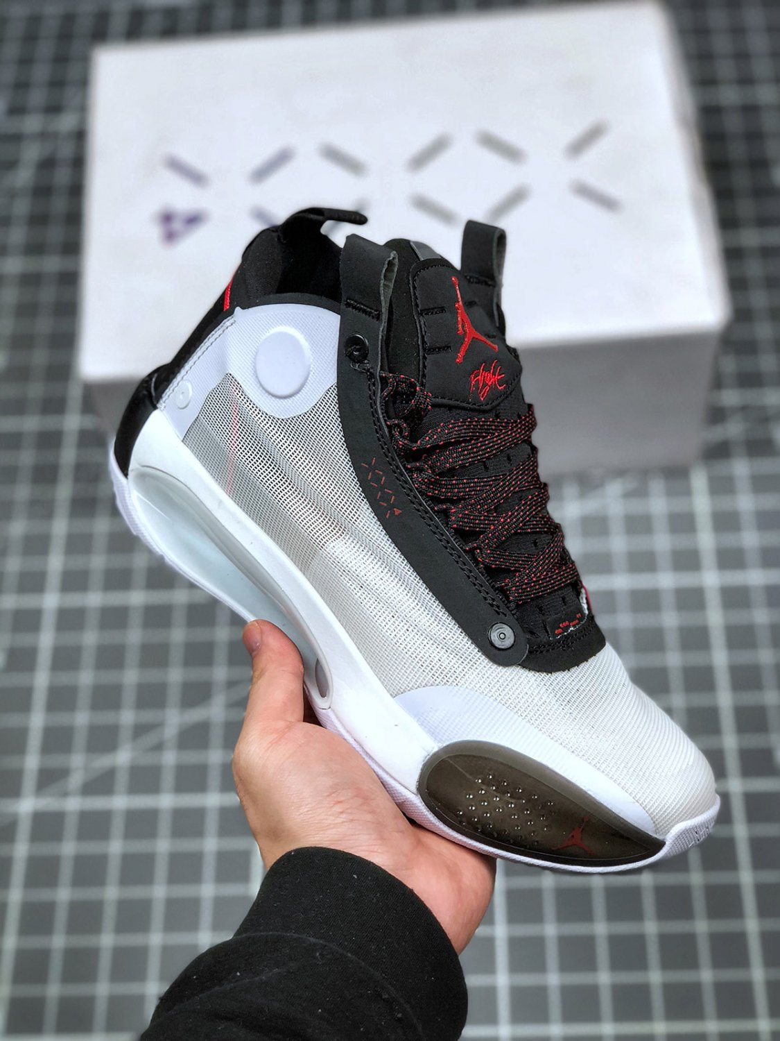 jordan 34 &Atilde;&cent;&Acirc;�&Acirc;�bred&Atilde;&cent;&Acirc;�&Acirc;� whiteorbit red ar3240-100 on