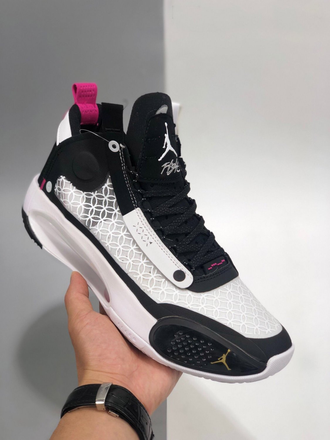 jordan 34 &Atilde;&cent;&Acirc;�&Acirc;�cny&Atilde;&cent;&Acirc;�&Acirc;� blackmetallic silver-white-digital pink on