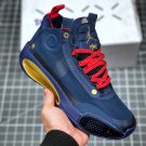 jordan 34 navy bluegold on