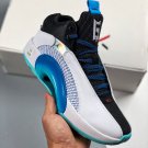 jordan 35 âmorphoâ white blue black on