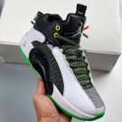 jordan 35 white black green on