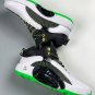 jordan 35 white black green on