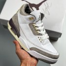 a ma maniere xjordan 3 whitemedium grey-violet ore