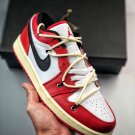 customjordan 1 low ‘chicago’ red white