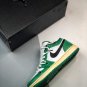 customjordan 1 low pine green white