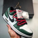 customjordan 1 low pine green white black
