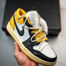 customjordan 1 low white black yellow