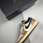 customjordan 1 low white brown black
