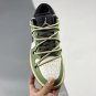 customjordan 1 low white green black