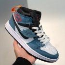 facetasm xjordan 1 mid fearless blue white cu2802-100
