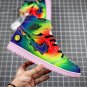 j balvin xjordan 1 high og multi-colorblack-pink foam