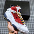 jordan 6 rings whitewheat-varsity red-midnight navy