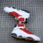 jordan 6 rings whitewheat-varsity red-midnight navy