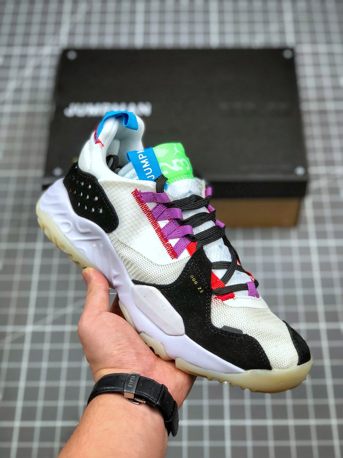jordan delta sp sail black multicolor