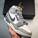 kaws x jordan legacy 312 custom white black grey
