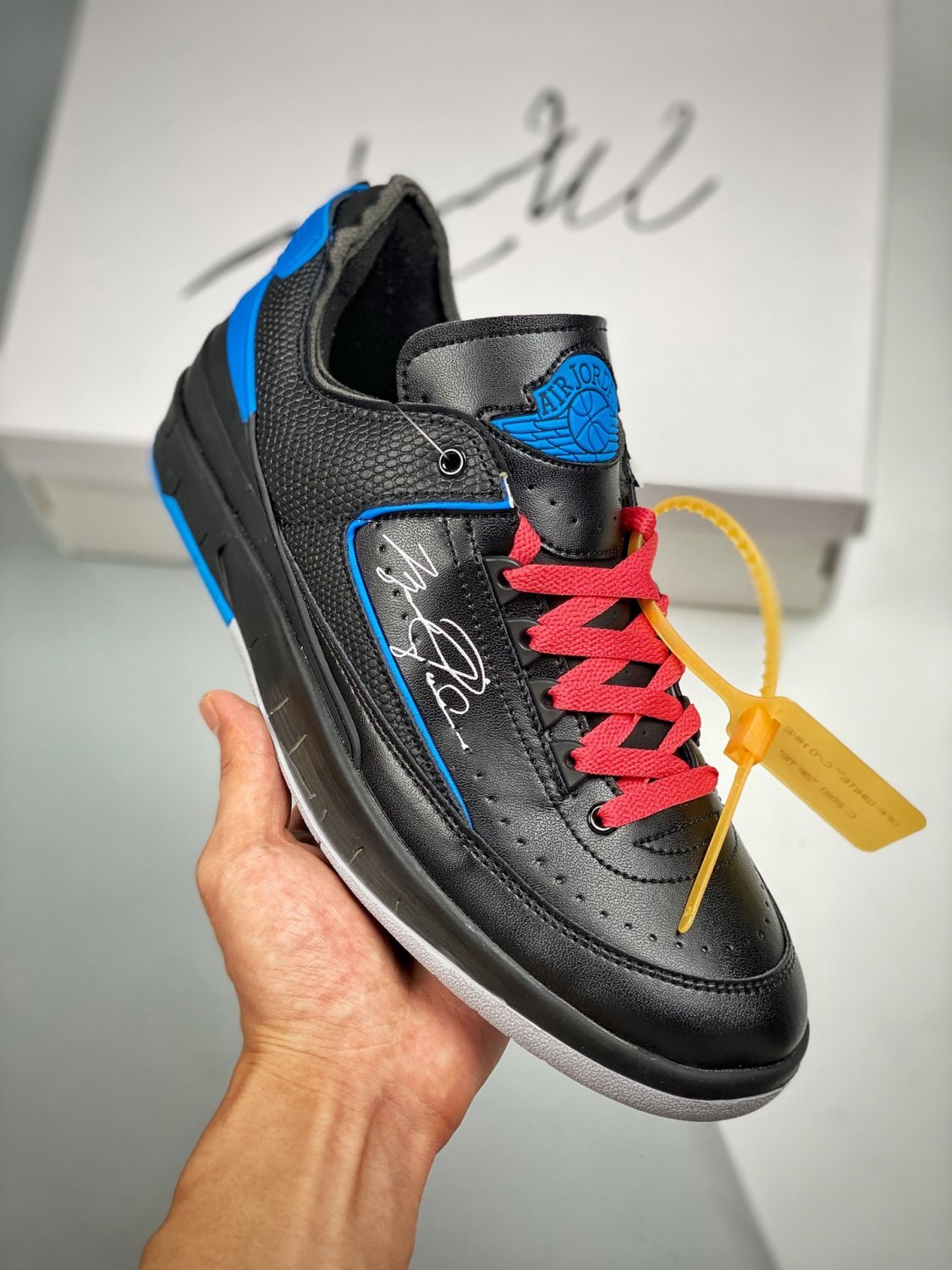 off-white xjordan 2 low blackvarsity royal dj4375-004