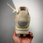 off-white xjordan 4 sailmuslin-white-black on