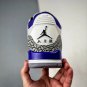 panda custom xjordan 3 whiteblack-dark iris