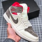 sns xjordan 1 mid ’20th anniversary’ sailwolf grey-gym red-white