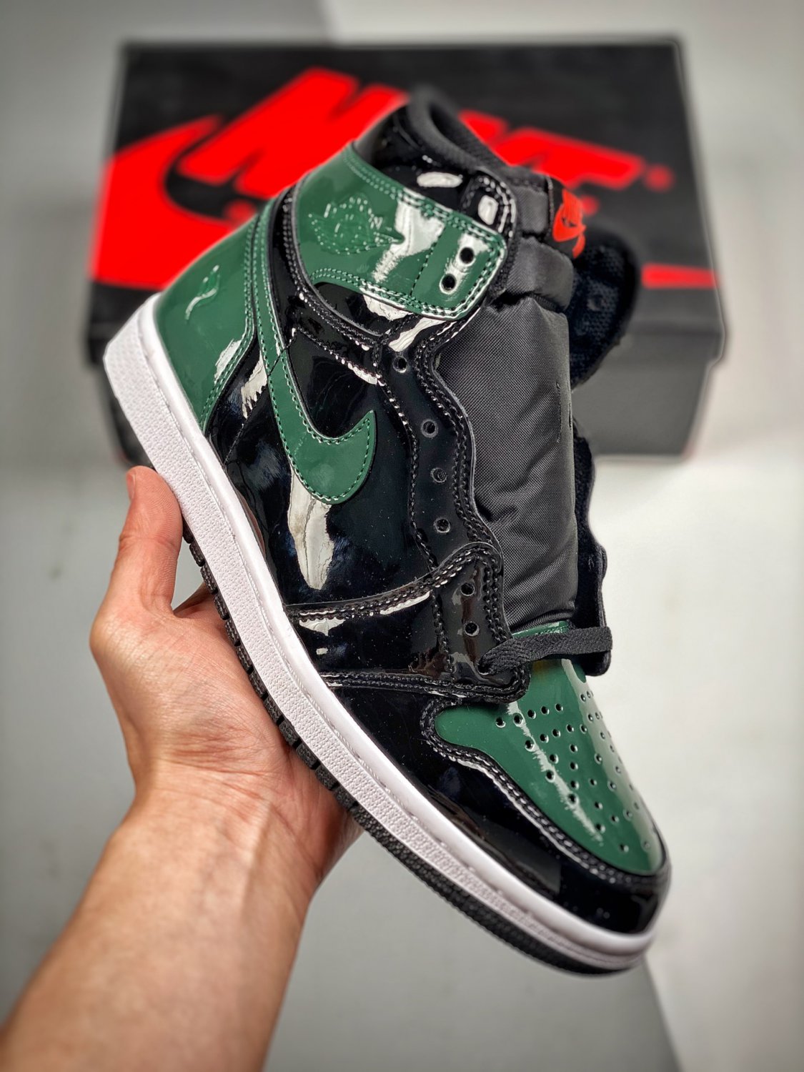 solefly xjordan 1 retro high og blackteam orange-fir on