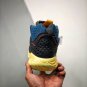 union x jordan delta mid off noirbrigade blue-dark smoke grey-light fusion red