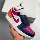 wmns mismatchedjordan 1 low purple magenta white