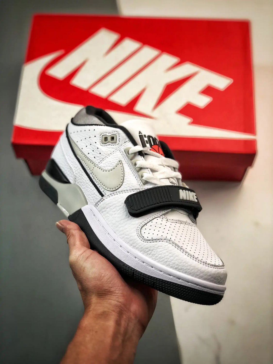 nike air alpha force 88 whiteblack-tech grey dz4627-101