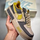nike air force 1 fontanka beachyellow-dark grey